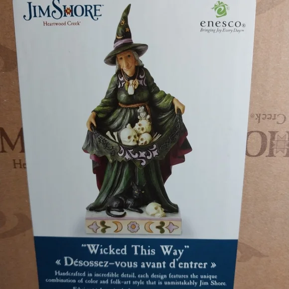 Jim Shore Witch Wicked This Way Enesco NEW - Picture 3 of 13